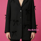 Blazer Bows Black