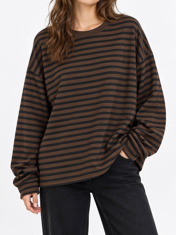 Maglia Stripes Brown