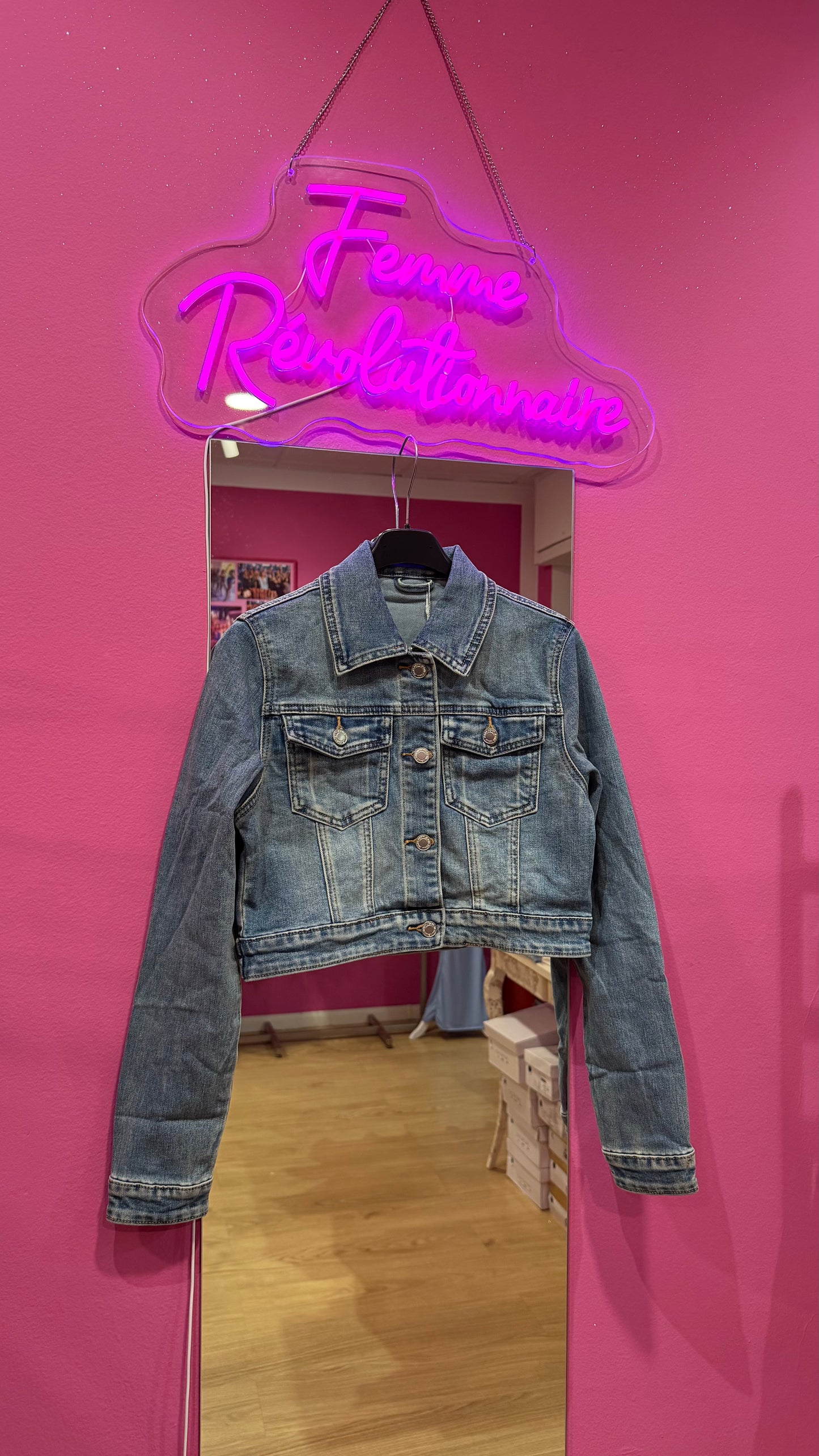 Giubbotto Denim Blue