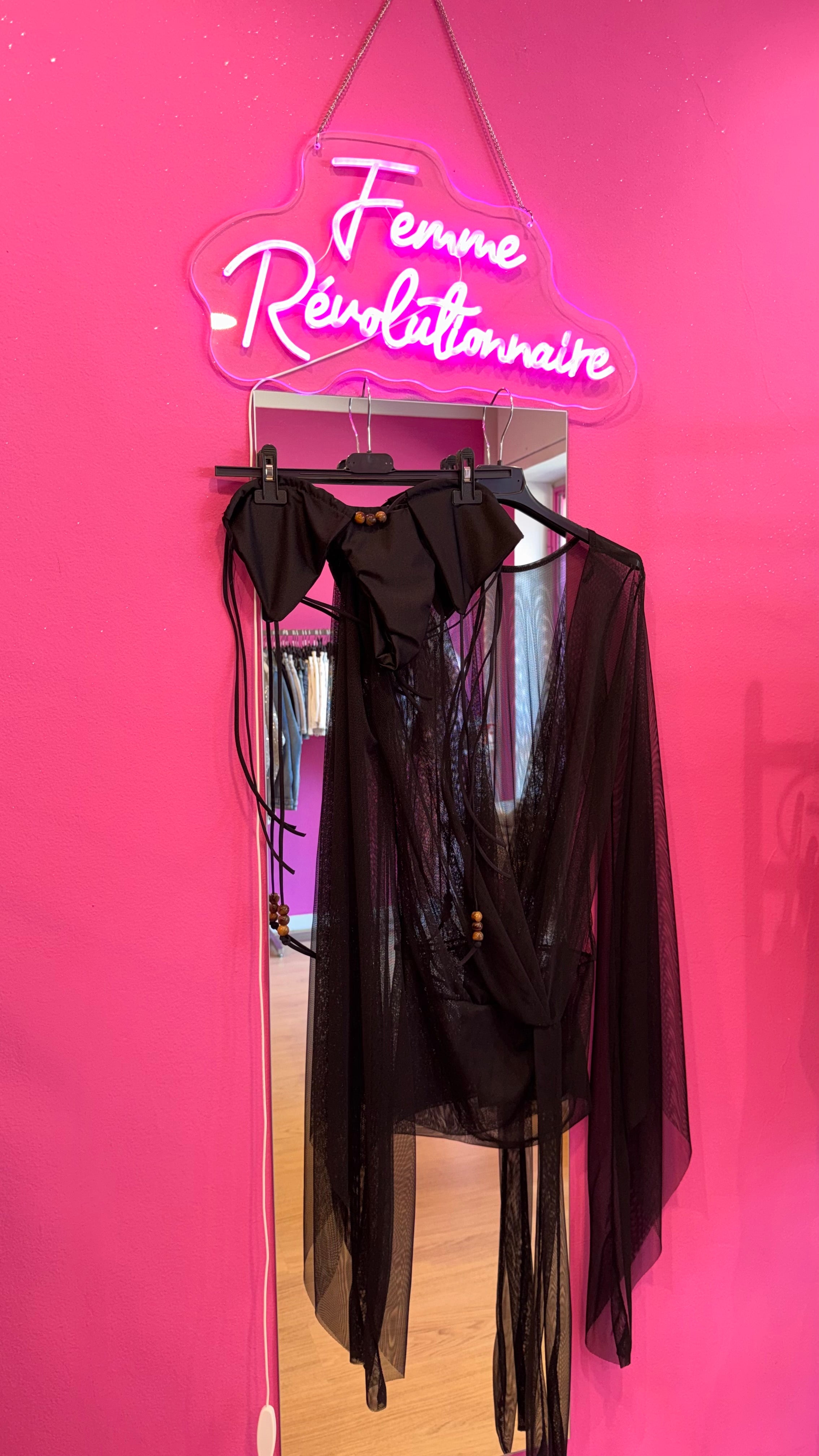Bikini Rodi Black (costume+pareo)