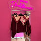 Bikini Secret Beach Bordeaux (costume+pareo)