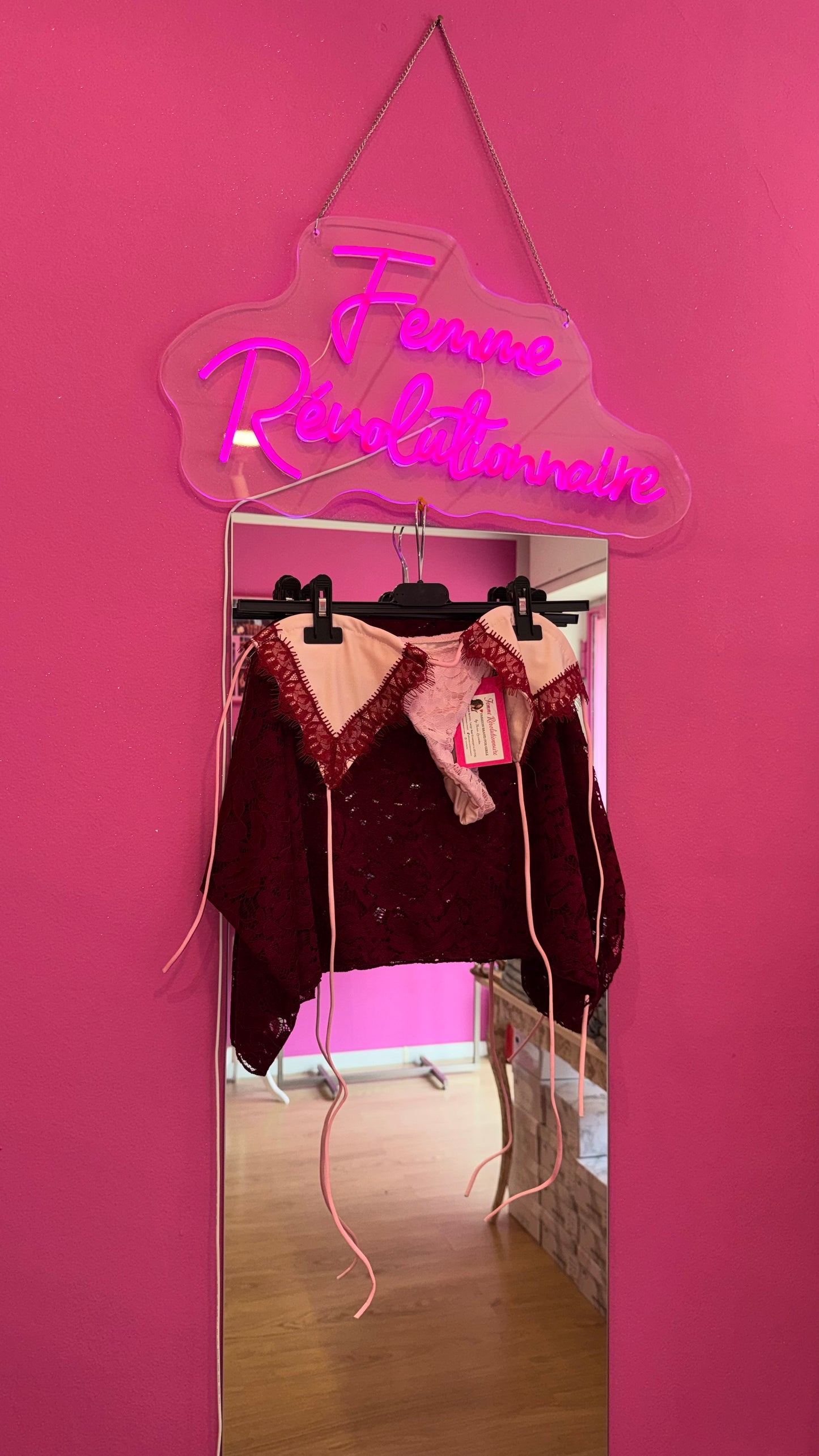 Bikini Secret Beach Bordeaux (costume+pareo)