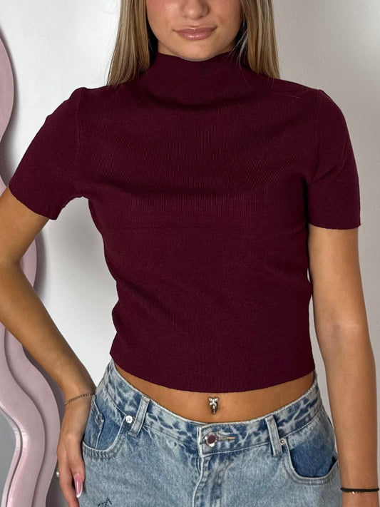 Maglia Milla Bordeaux