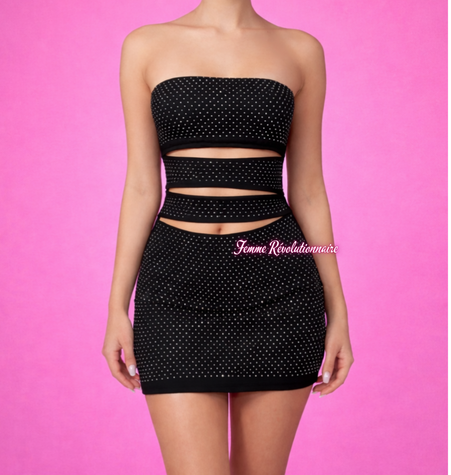 Abito Cut-Out Diamond