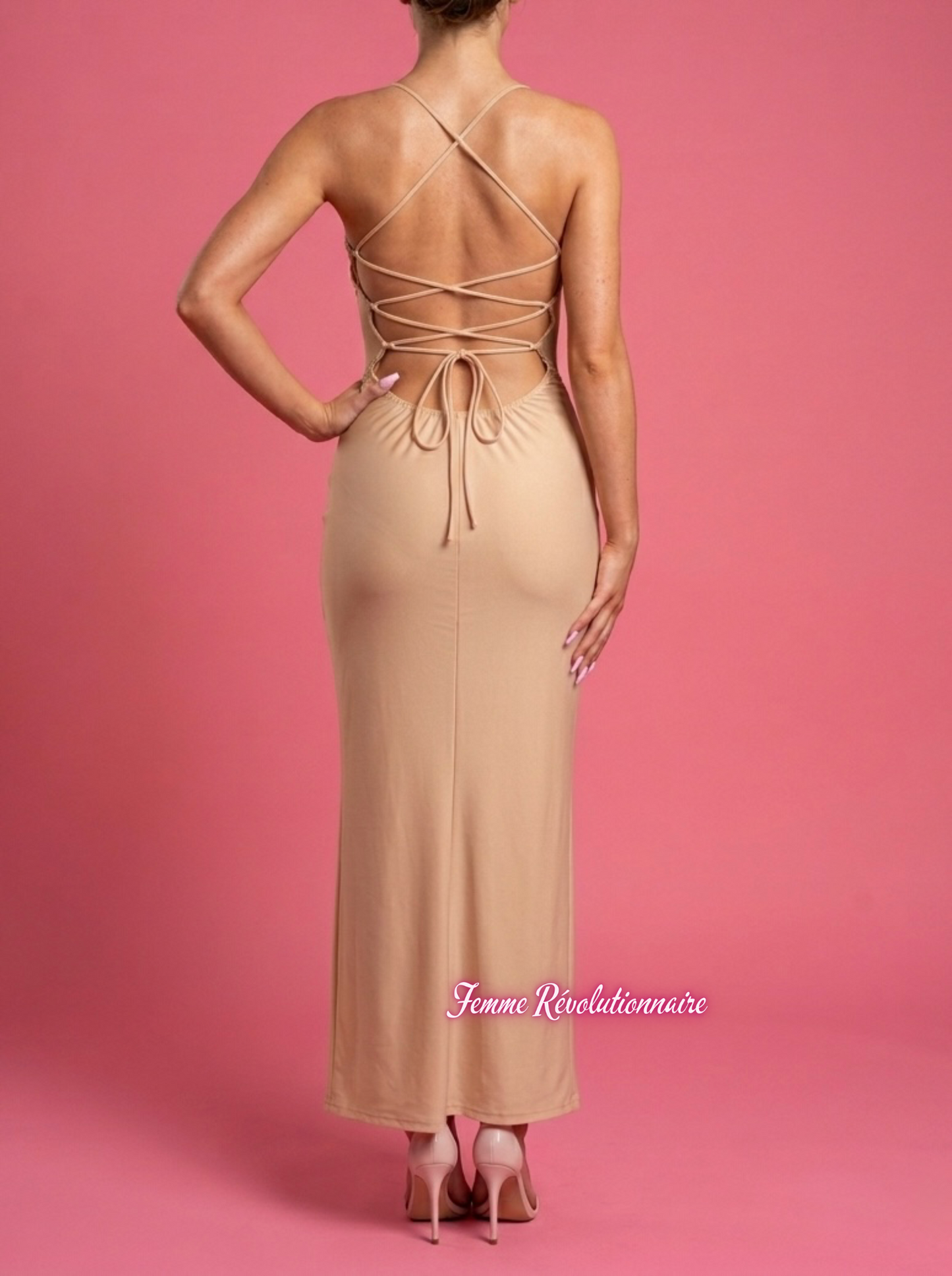 Abito Althea Beige