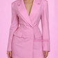 Blazer Icon Dress Pink