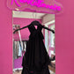 Top Halter Balloon Black