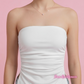 Top Cut-Out Strapless White