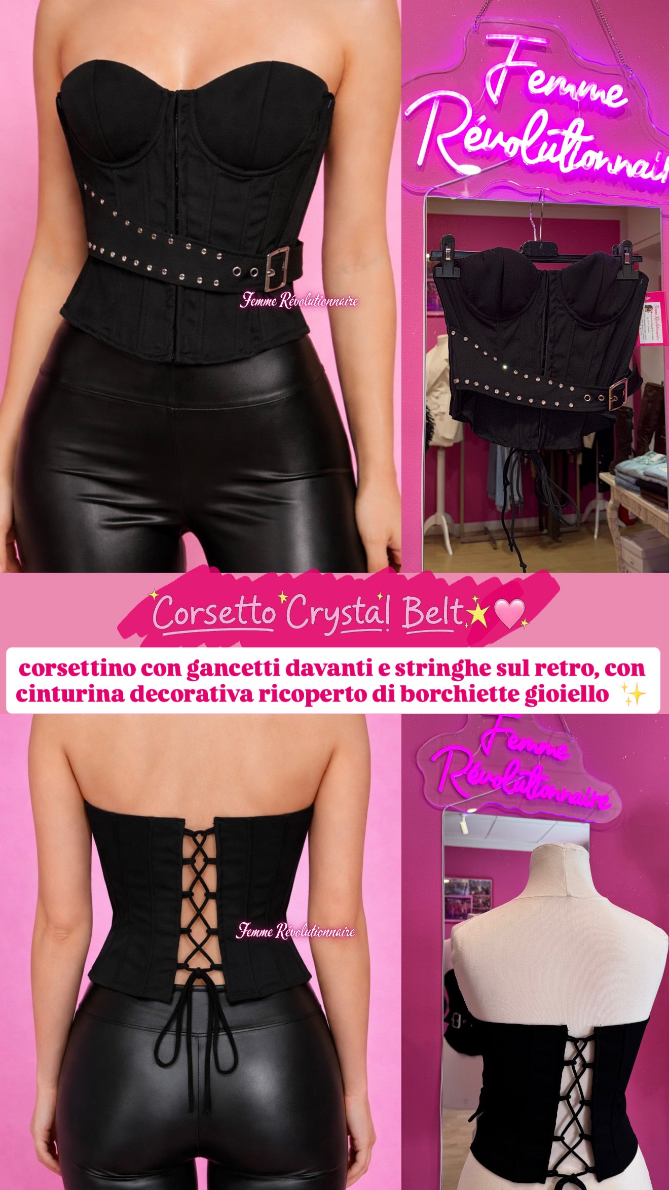 Corsetto Crystal Belt
