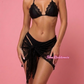 Bikini Secret Beach Black (costume+pareo)