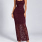 Abito Estelle Bordeaux