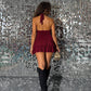 Abito Jewel Lady Bordeaux