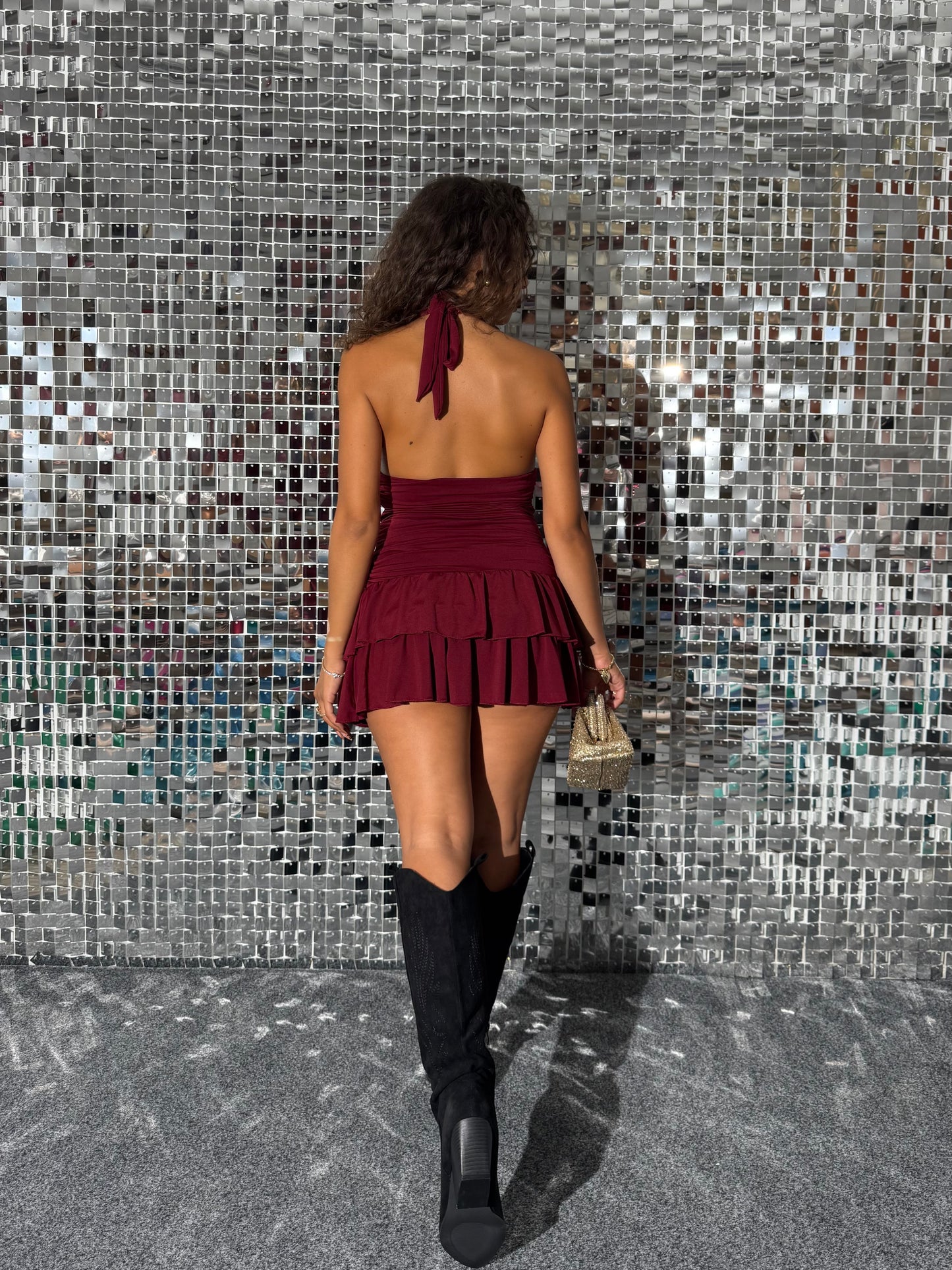 Abito Jewel Lady Bordeaux