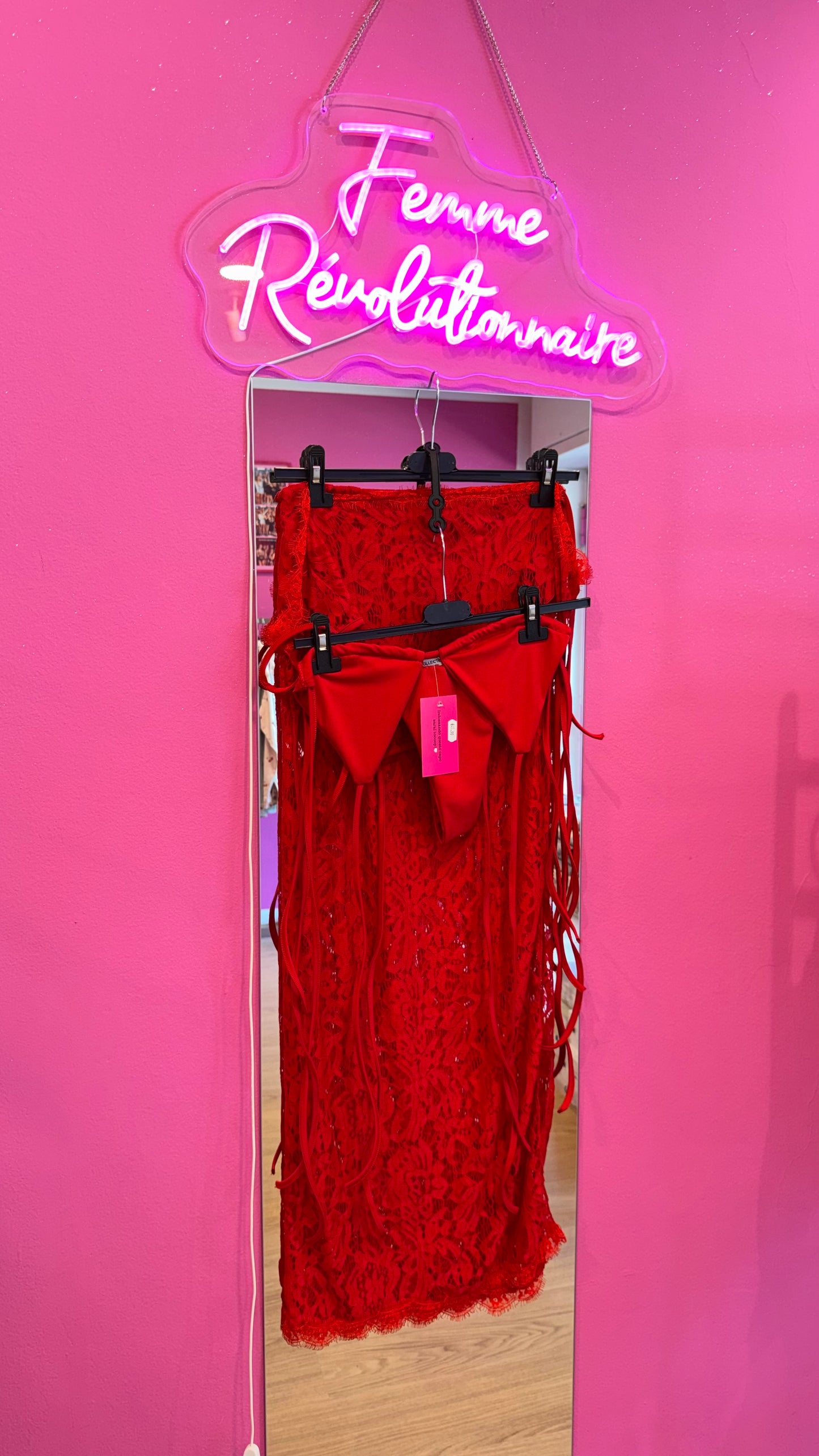 Bikini Minorca Red (costume + pareo)