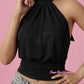 Top Halter Balloon Lurex