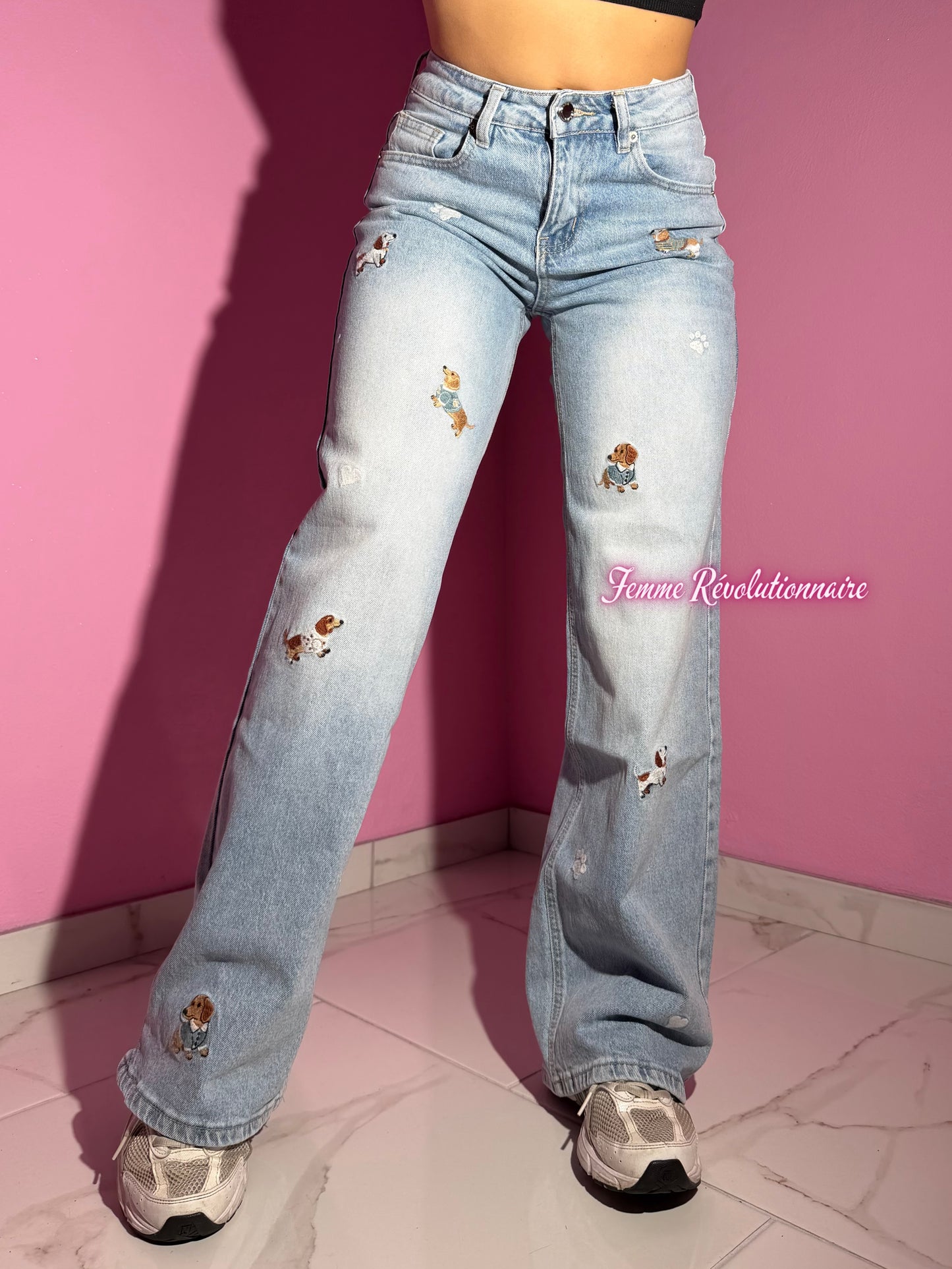 Jeans Bassotti ricamati
