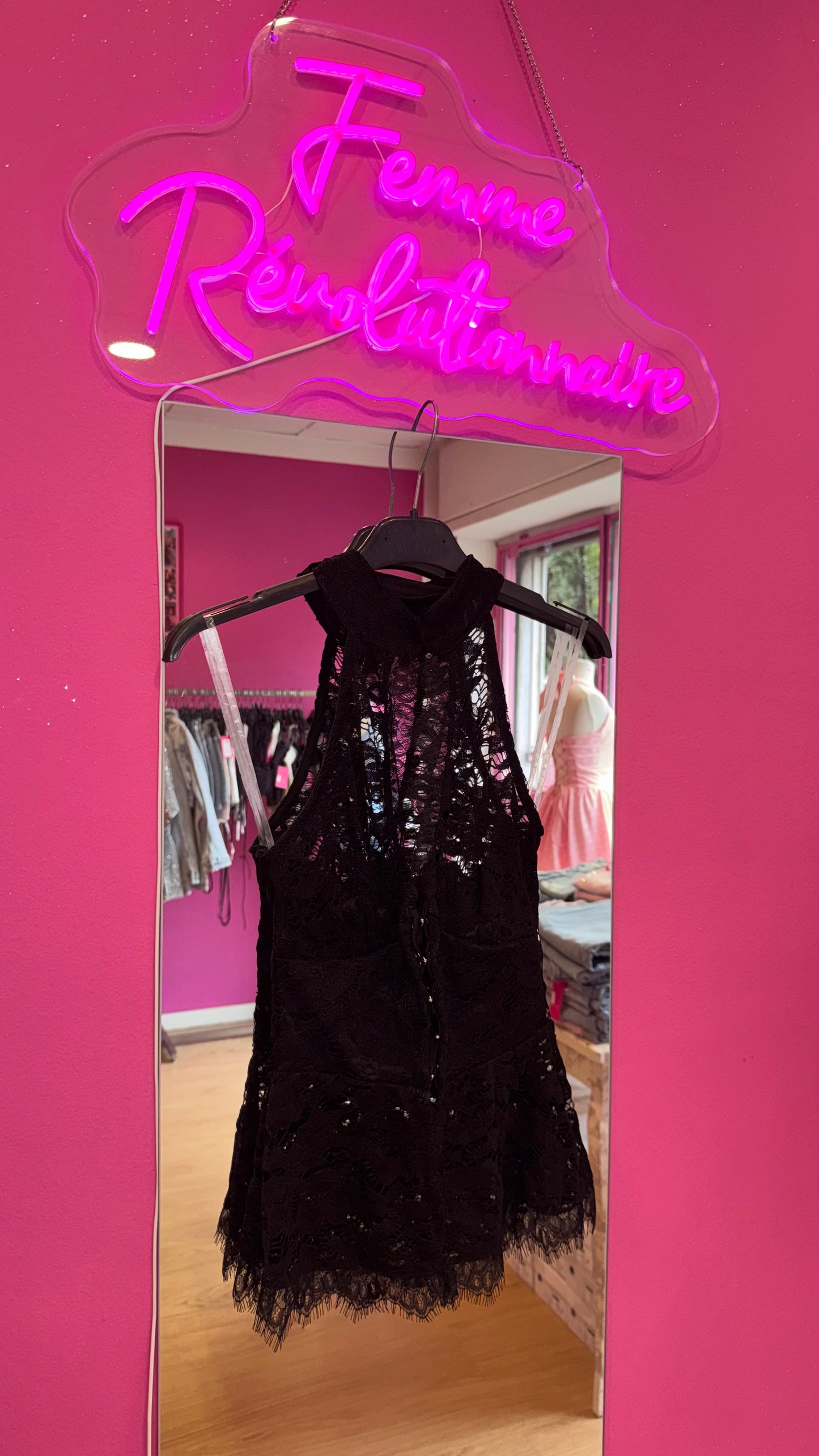 Top Kate Lace Black