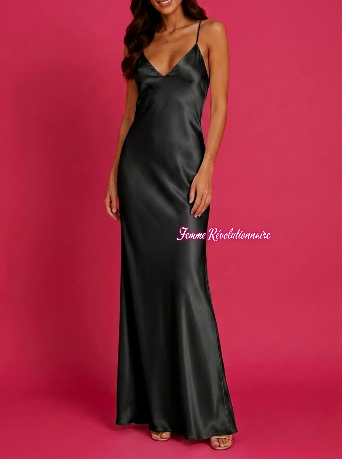 Abito Satin Black