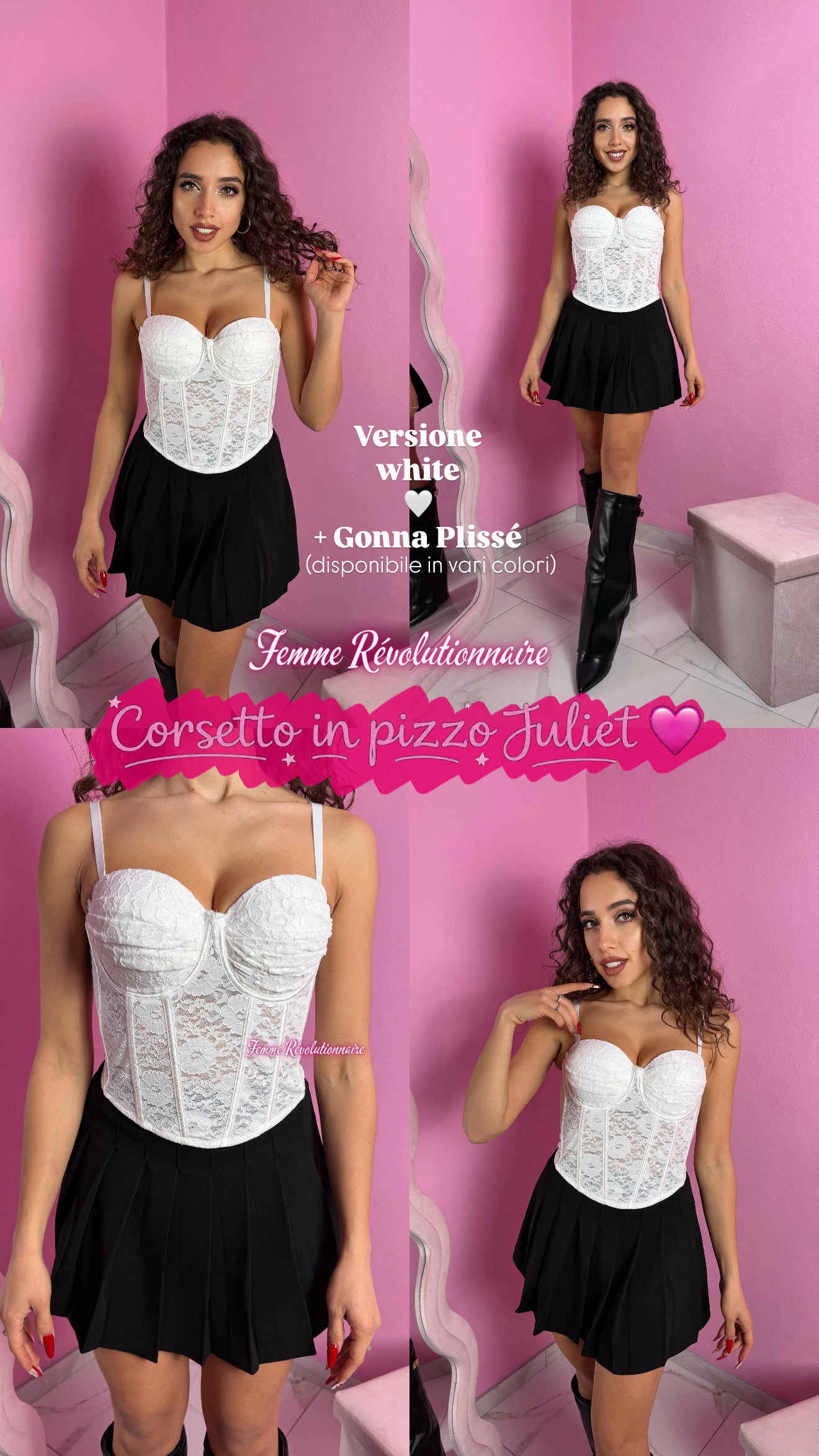 Corsetto Juliet White