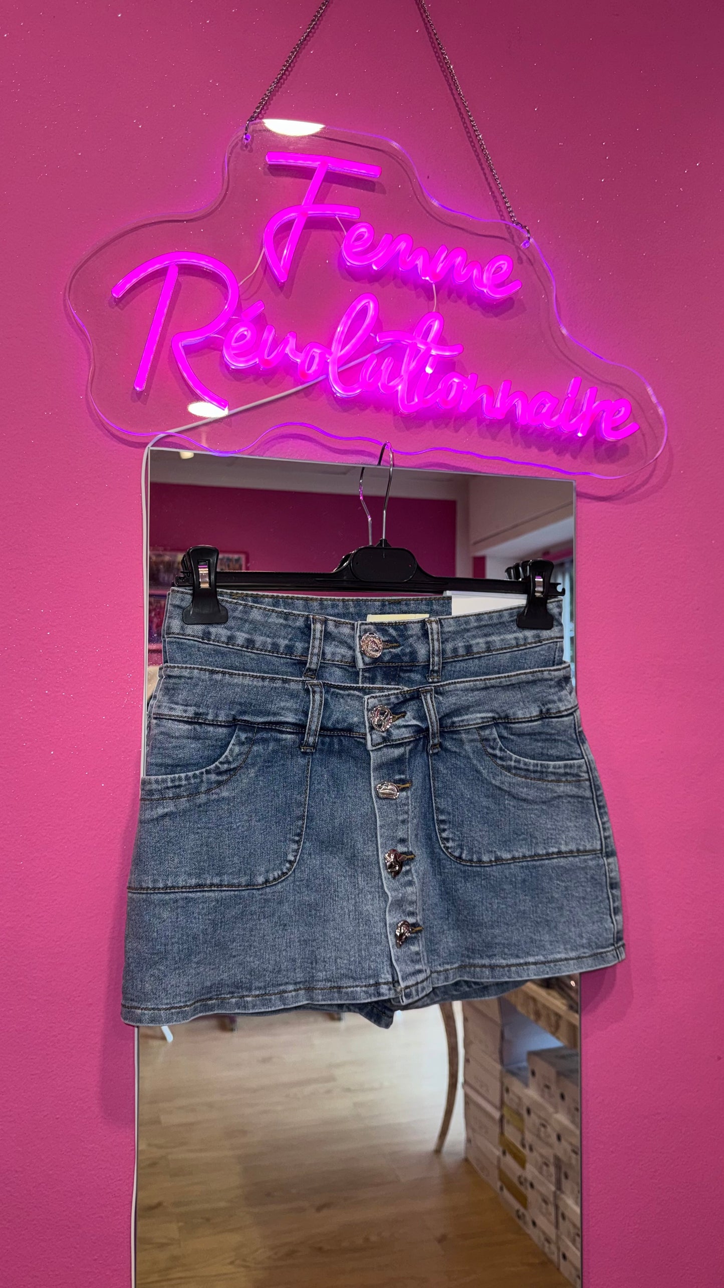 Gonna Denim Button