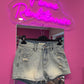 Shorts Jeans Ripped Light Blue