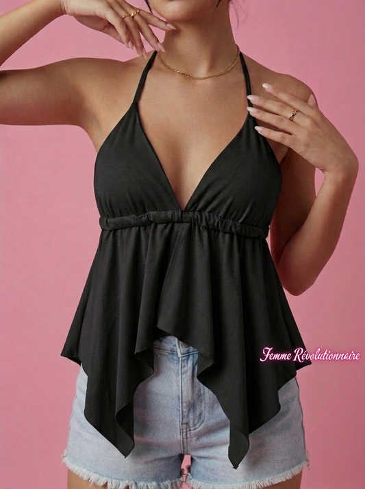 Top Butterfly Black