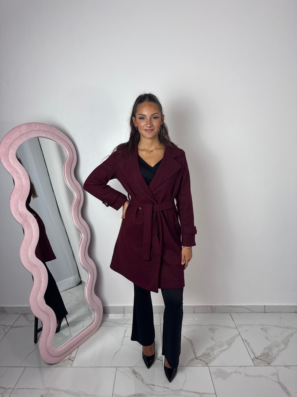 Cappotto London Bordeaux
