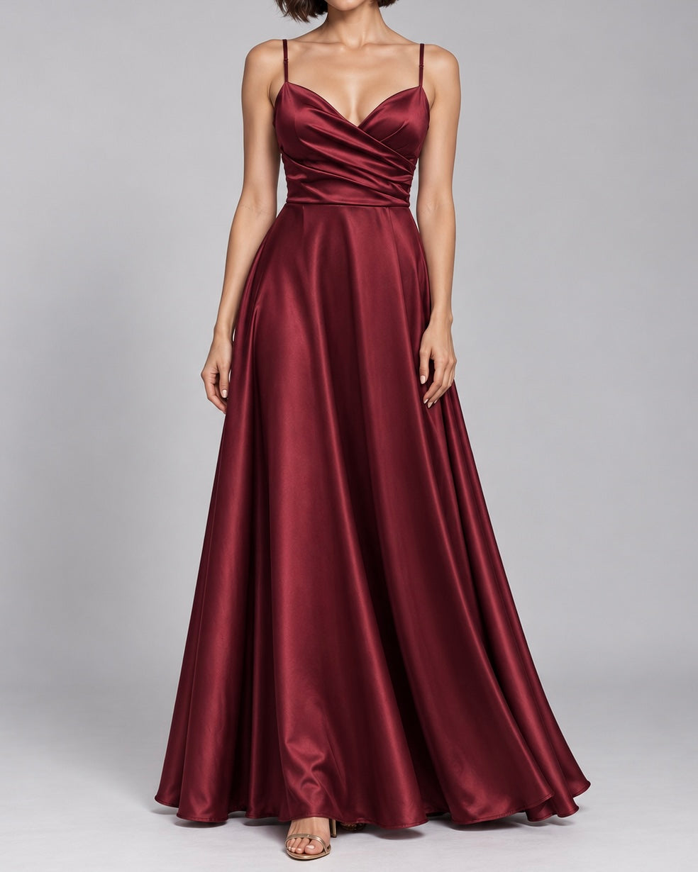 Abito Diana Bordeaux