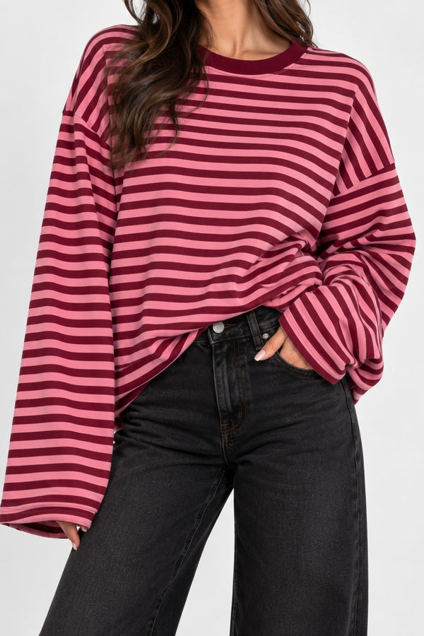 Maglia Stripes Pink