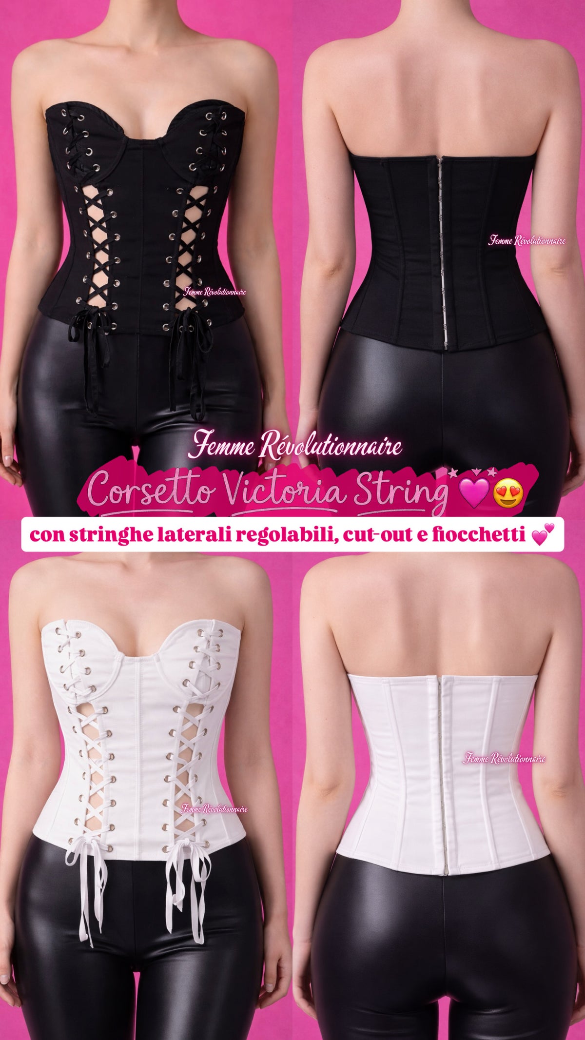 Corsetto Victoria String White