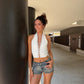 Shorts Low Waist Studs
