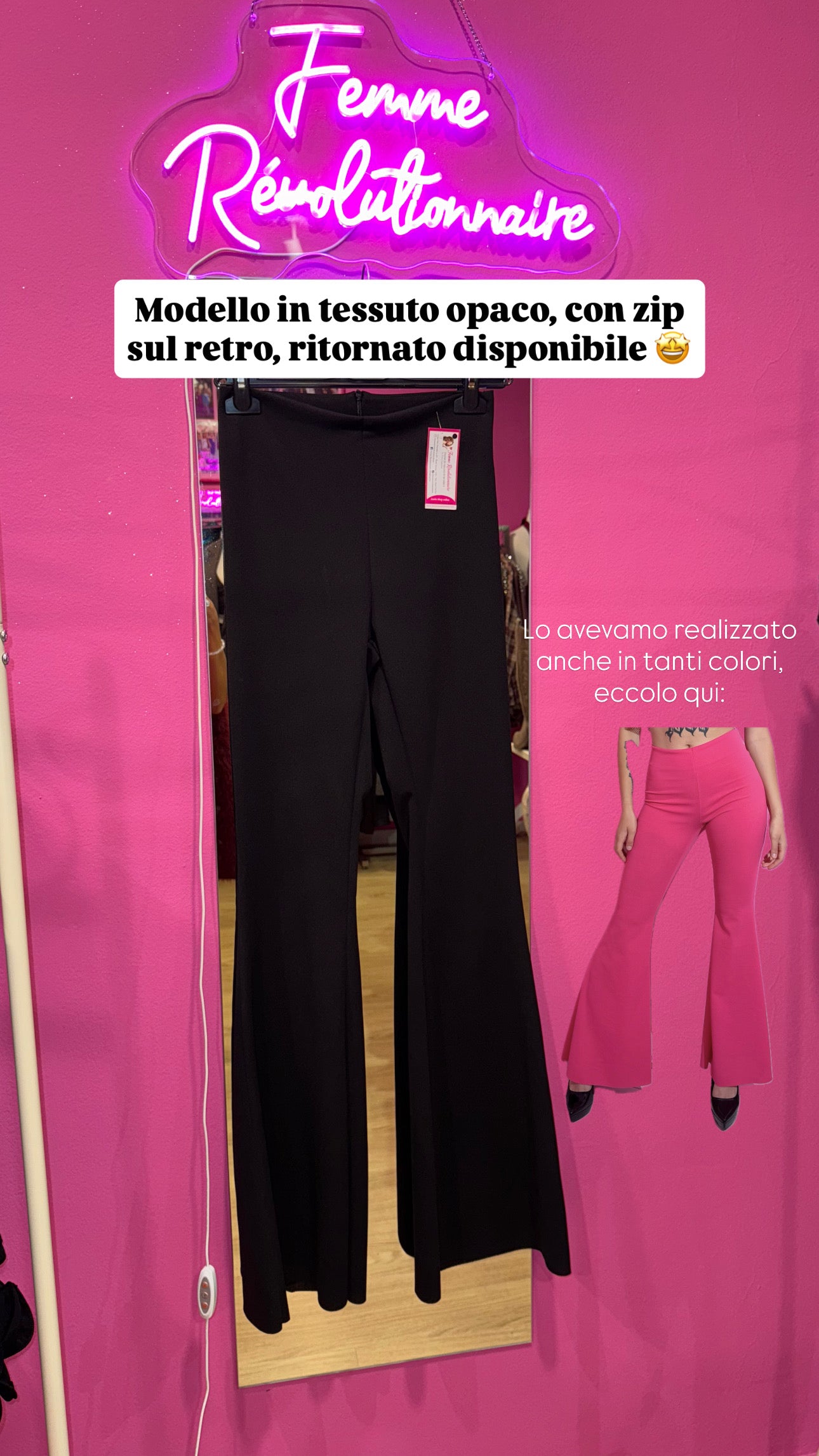 Pantalone Zip Back