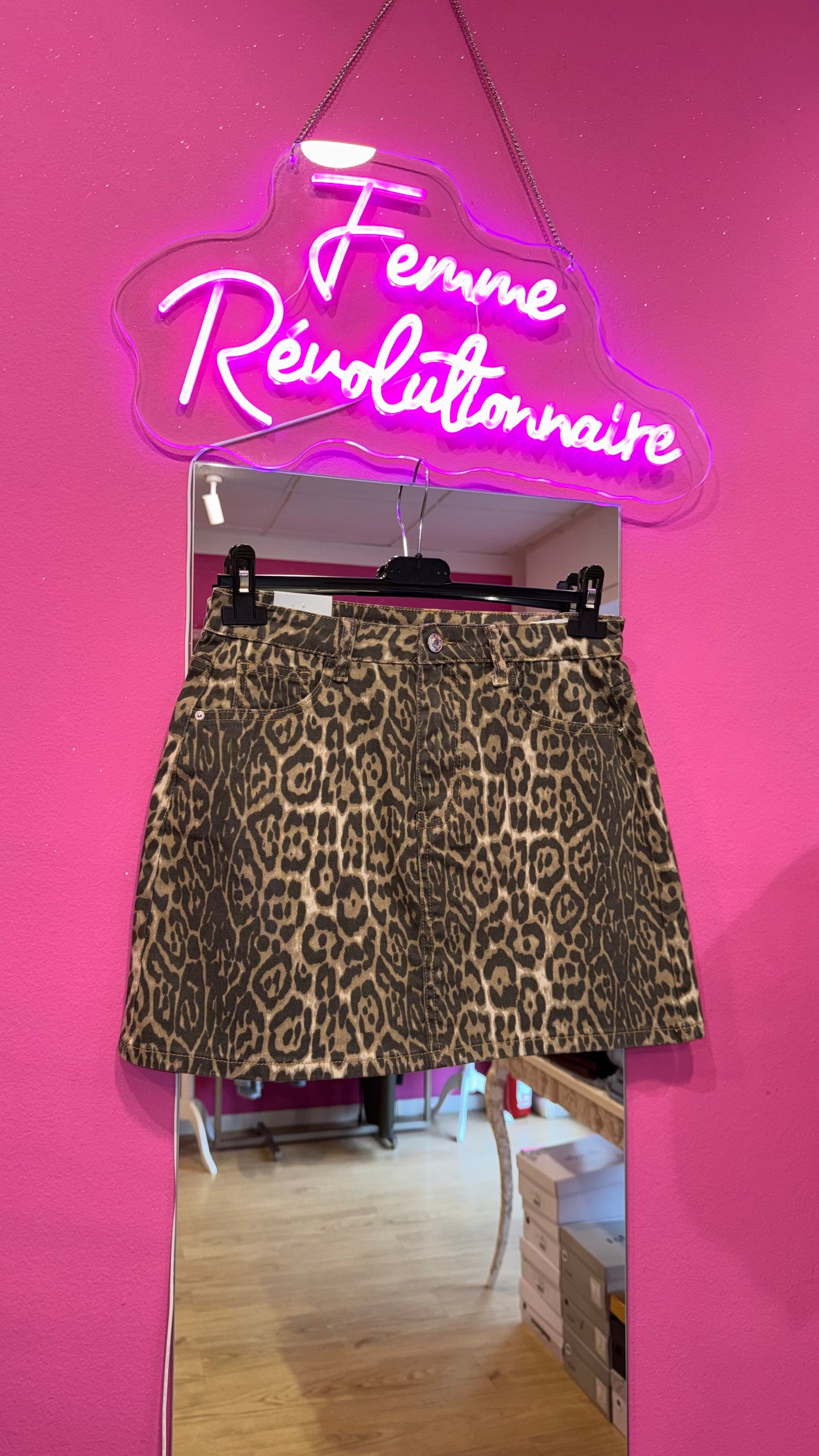 Gonna Denim Leopard