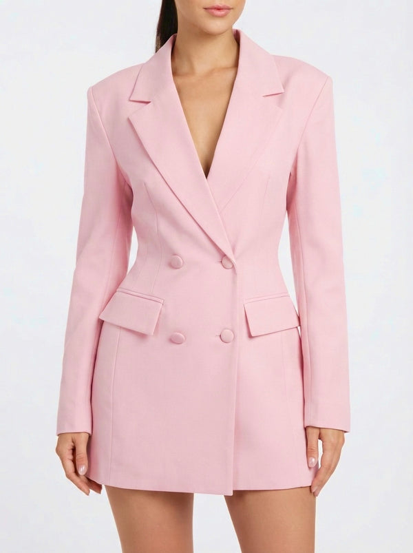 Blazer Icon Dress Pink