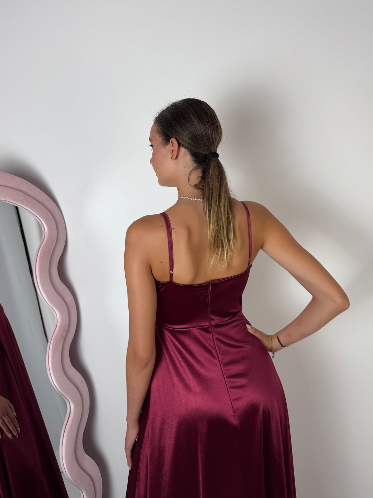Abito Diana Bordeaux