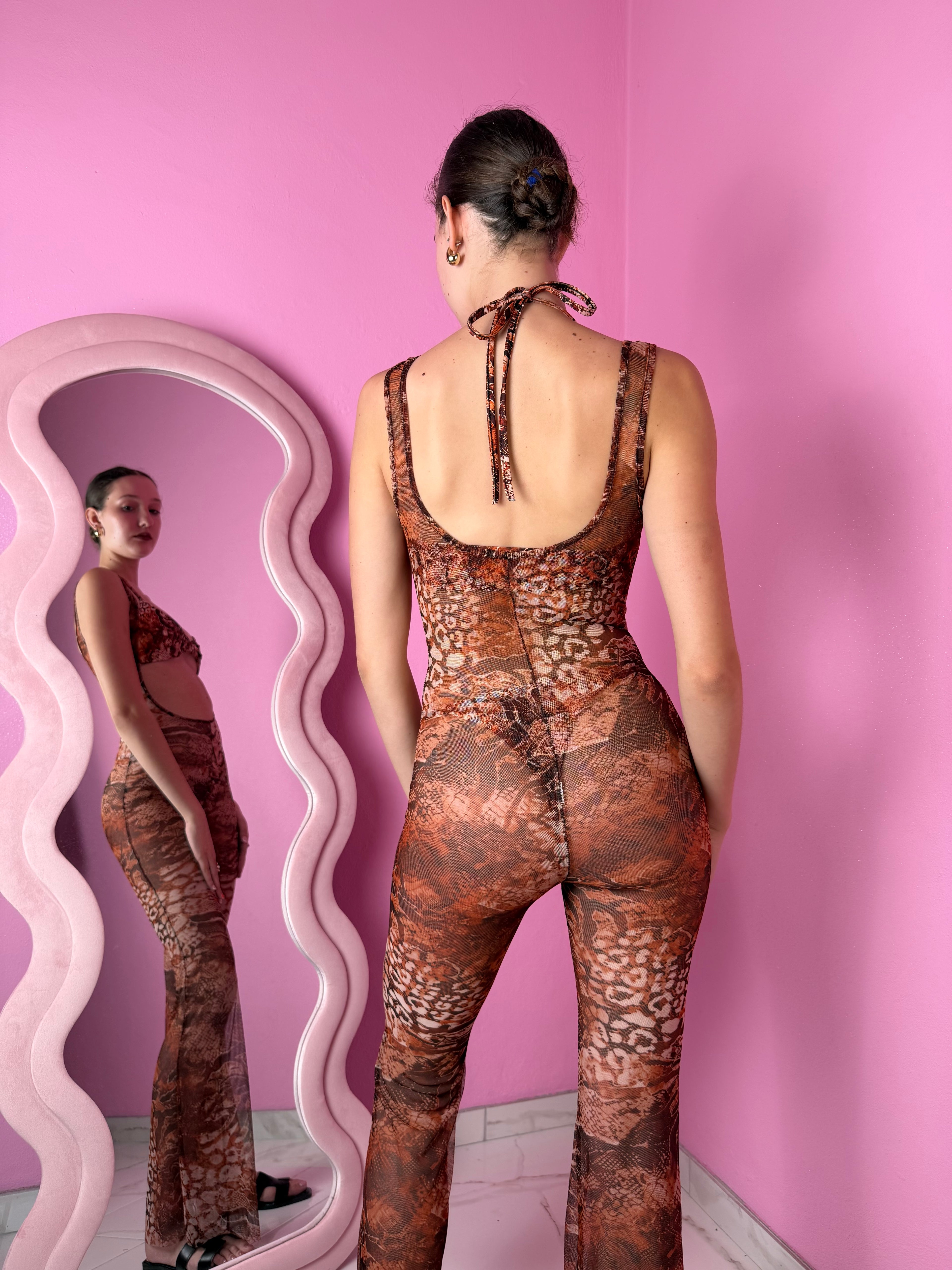 Bikini Nairobi Python Orange (costume+pareo)