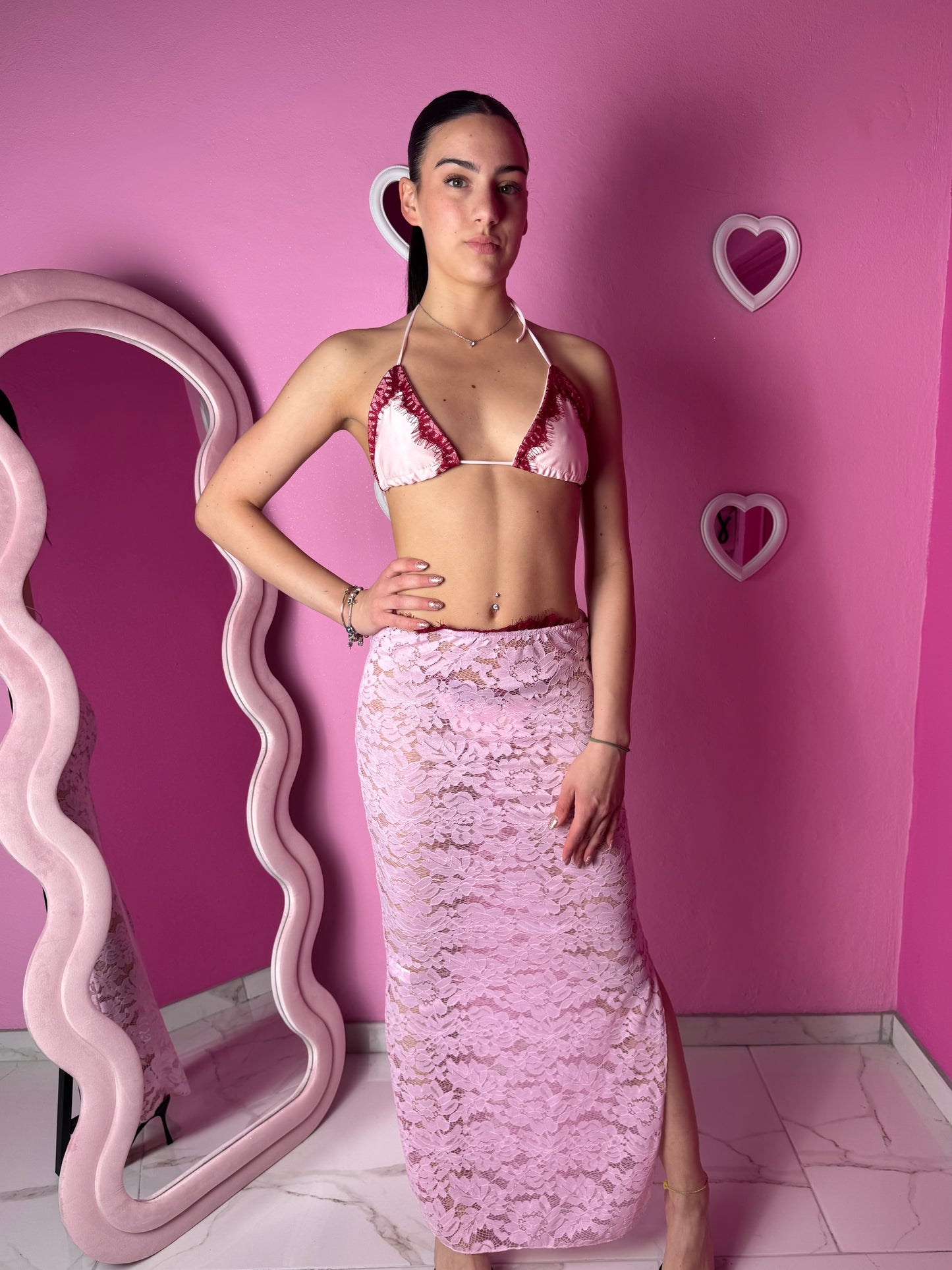 Bikini Mykonos Lace Pink