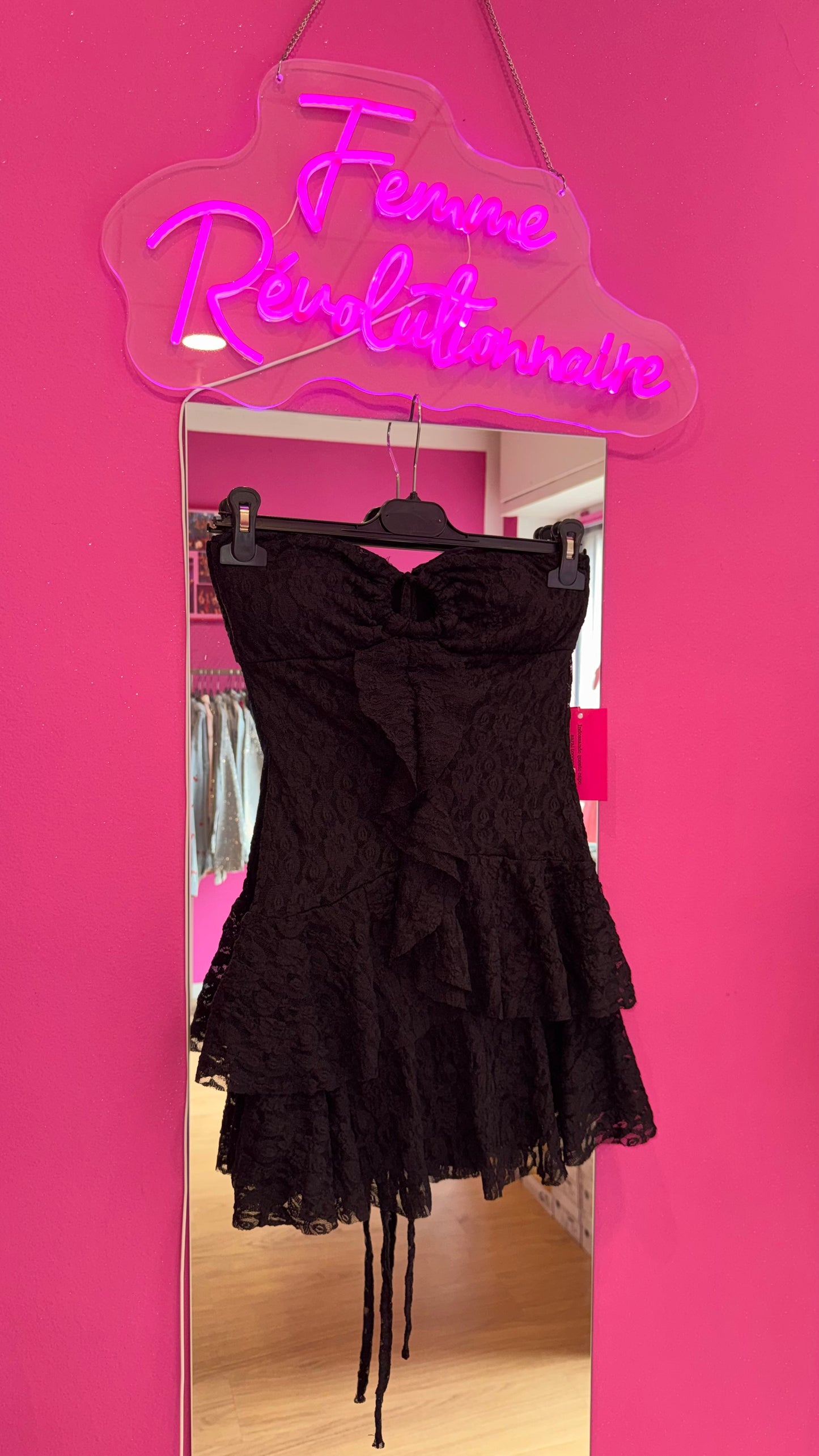 Abito Emma Lace Black