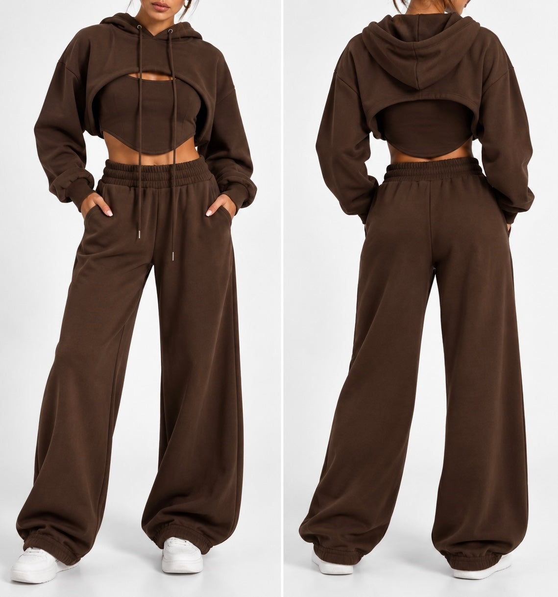 Tuta con top Brown