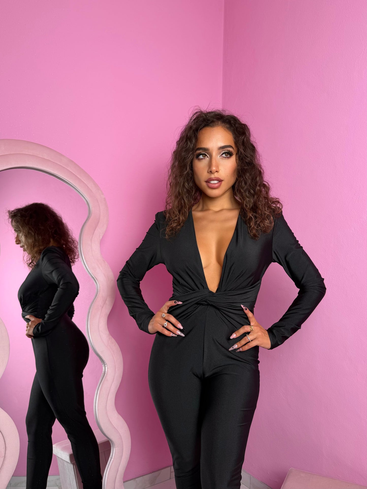 Tutina long flake black