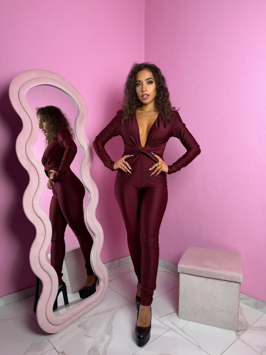 Tutina long flake bordeaux