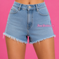 Shorts Frayed Blue