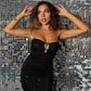 Abito Paillettes Jewel Black